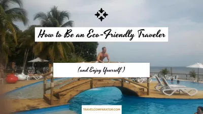 How to Be an Eco-Friendly Traveler (and Enjoy Yourself ) : Eco-friendly traveler enjoying himself in Rosario Islands, Colombia