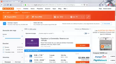 Bogota duulista duulimaadka Paris : Kayak 3804490COP