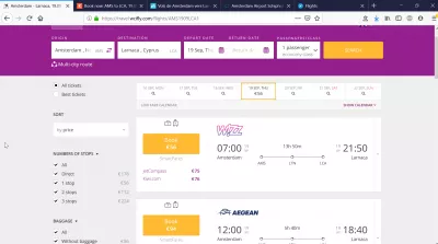 What are the best one way cheap flights from Amsterdam to Larnaca? : Connecting flights from Amsterdam to Larnaca on Where Can I FLY