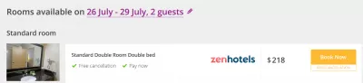 Frankfurt to Las Vegas flight + hotel comparison, 3 nights 2 adults : Hotel result on wcifly.com