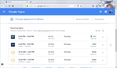 Frankfurt sa Athens flight : Mga flight sa Google mula sa Athens Greece hanggang Frankfurt Germany