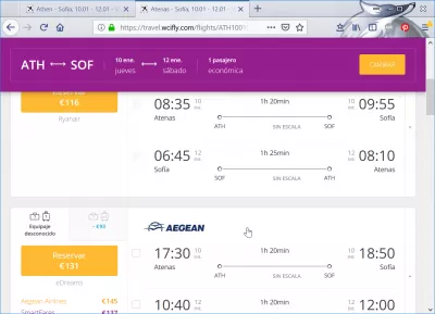 Penerbangan murah dari Sofia ke Athena : Athena Sofia penerbangan murah on WhereCanIFLY