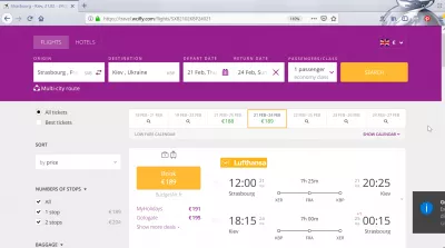 Penerbangan Strasbourg ke Kiev : Penerbangan KAYAK Kiev ke Strasbourg
