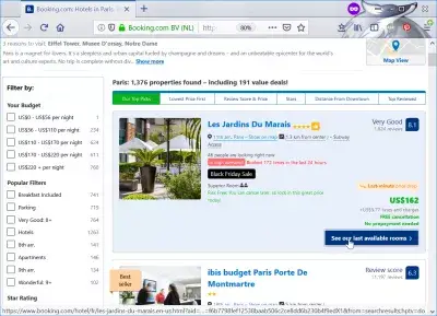 Booking.com ülevaade : Odav hotellide otsingutulemused