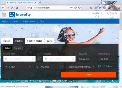 Shqyrtimi i Bravofly : Shqyrtimi i Bravofly flight booking