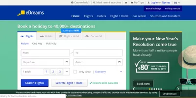 eDreams flights booking review