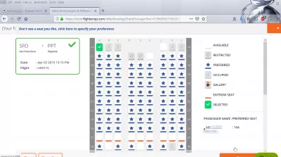 ¿Cómo se reserva el vuelo flightmojo? Vuelos Mojo opiniones : Selección de preferencia de asiento