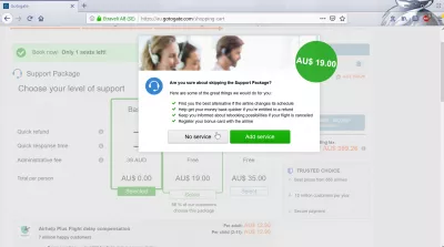 GoToGate review: is GoToGate flights booking legit? : GoToGate scam customer support popup