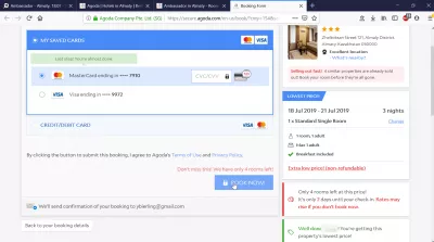 Gaano kahusay ang booking sa hotel sa mga Agoda? : Magbabayad na ngayon ang pag-secure ng isang libro sa mamaya booking sa hotel