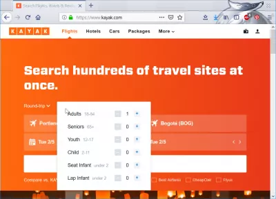 Kayak flights review : Kayak cheap flight search