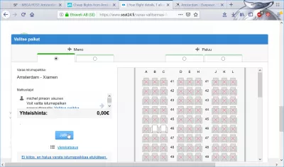 Огляд Seat24 : Одна даремна веб-сторінка в одному сегменті авіаперевезень намагається зробити нам замовити місце за плату, тоді як ті ж будуть безкоштовними під час онлайн-реєстрації