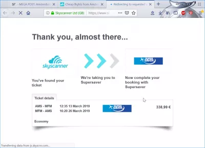 Secret Flying error fare : Fare found for 339€