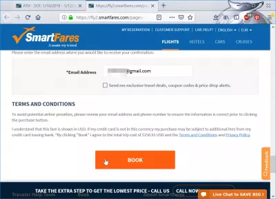 Огляд Бронювання Рейсів Smartfares : Правила та умови