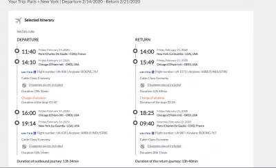 Tripmonster.fi flight booking review : Booking a flight on TripMonster US version