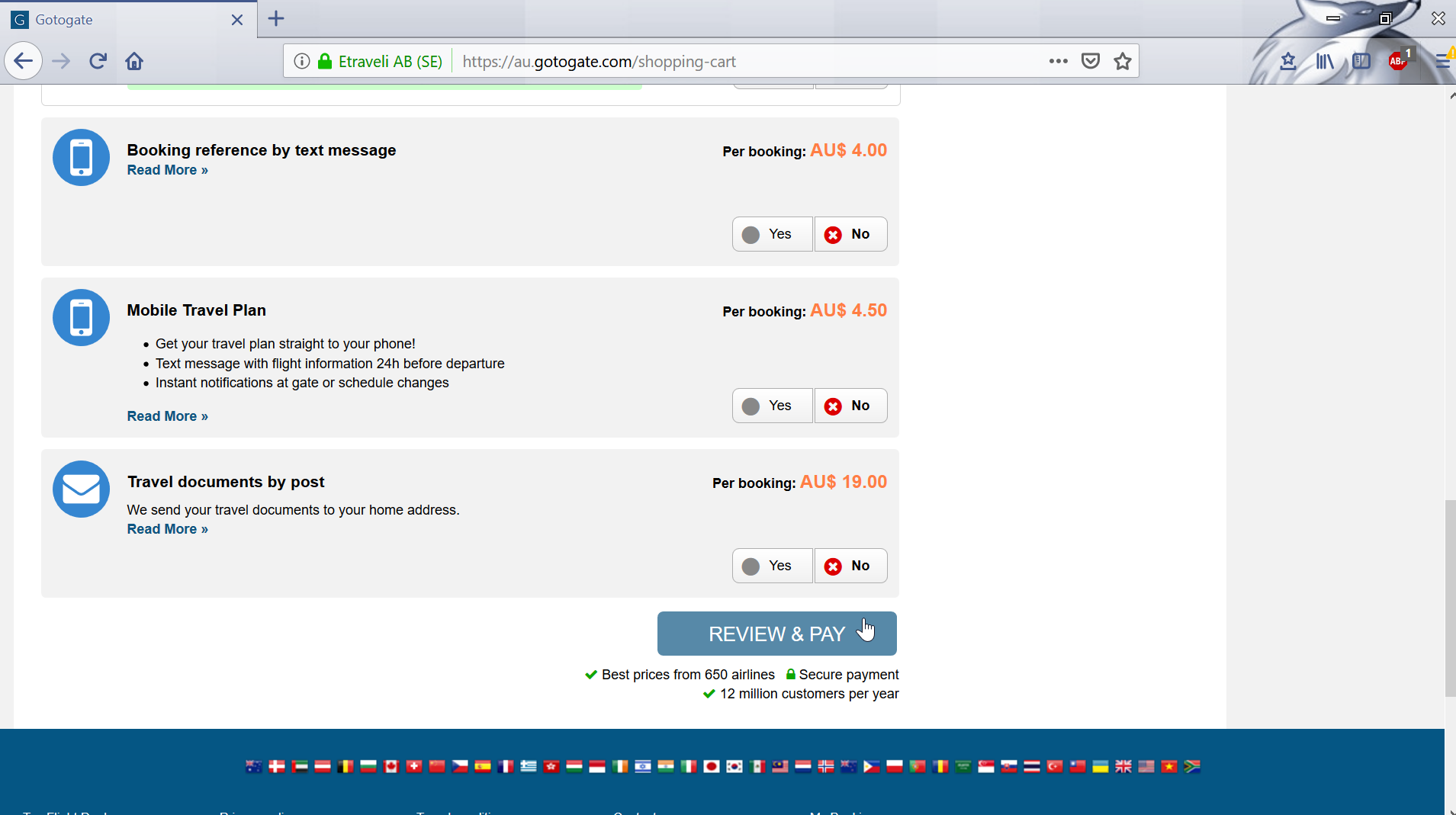 GoToGate review is GoToGate flights booking legit?